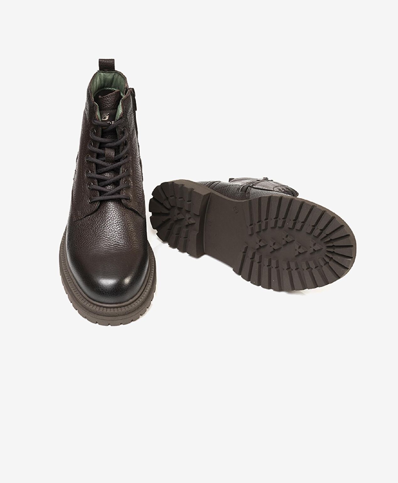 Erkek kahverengi Hakiki Deri Casual Bot - 5