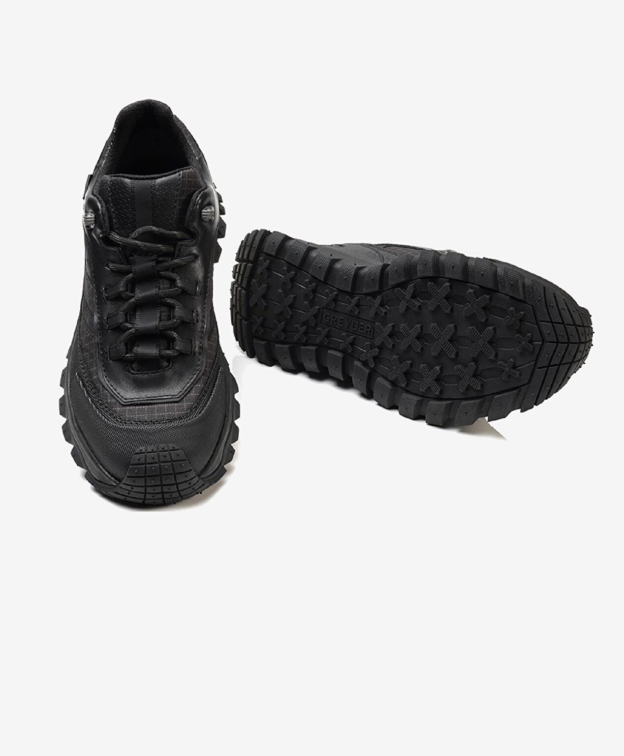 Siyah Gri Su Geçirmez Ayakkabı - 6