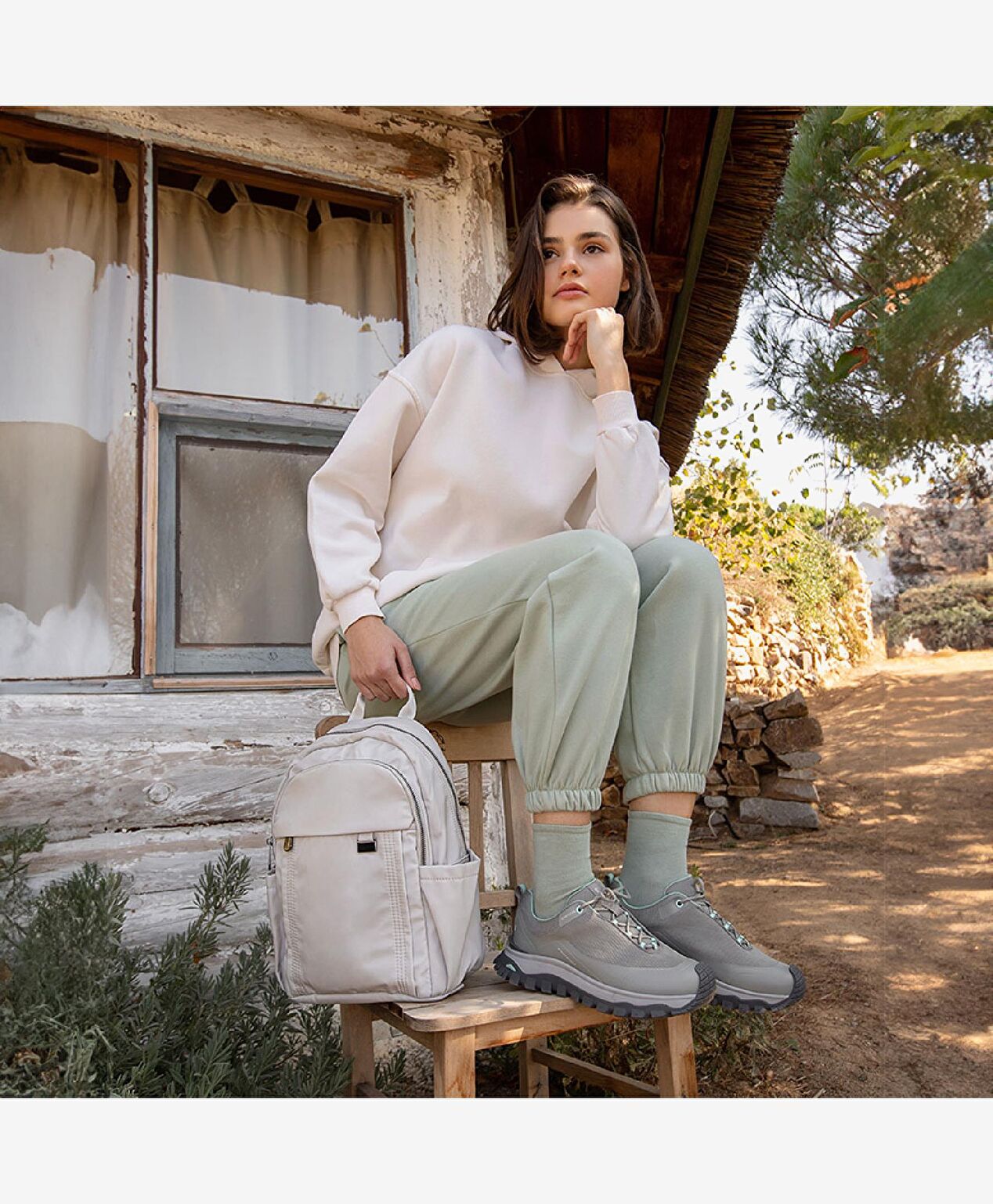 Gri Su Geçirmez Outdoor Ayakkabı - 3