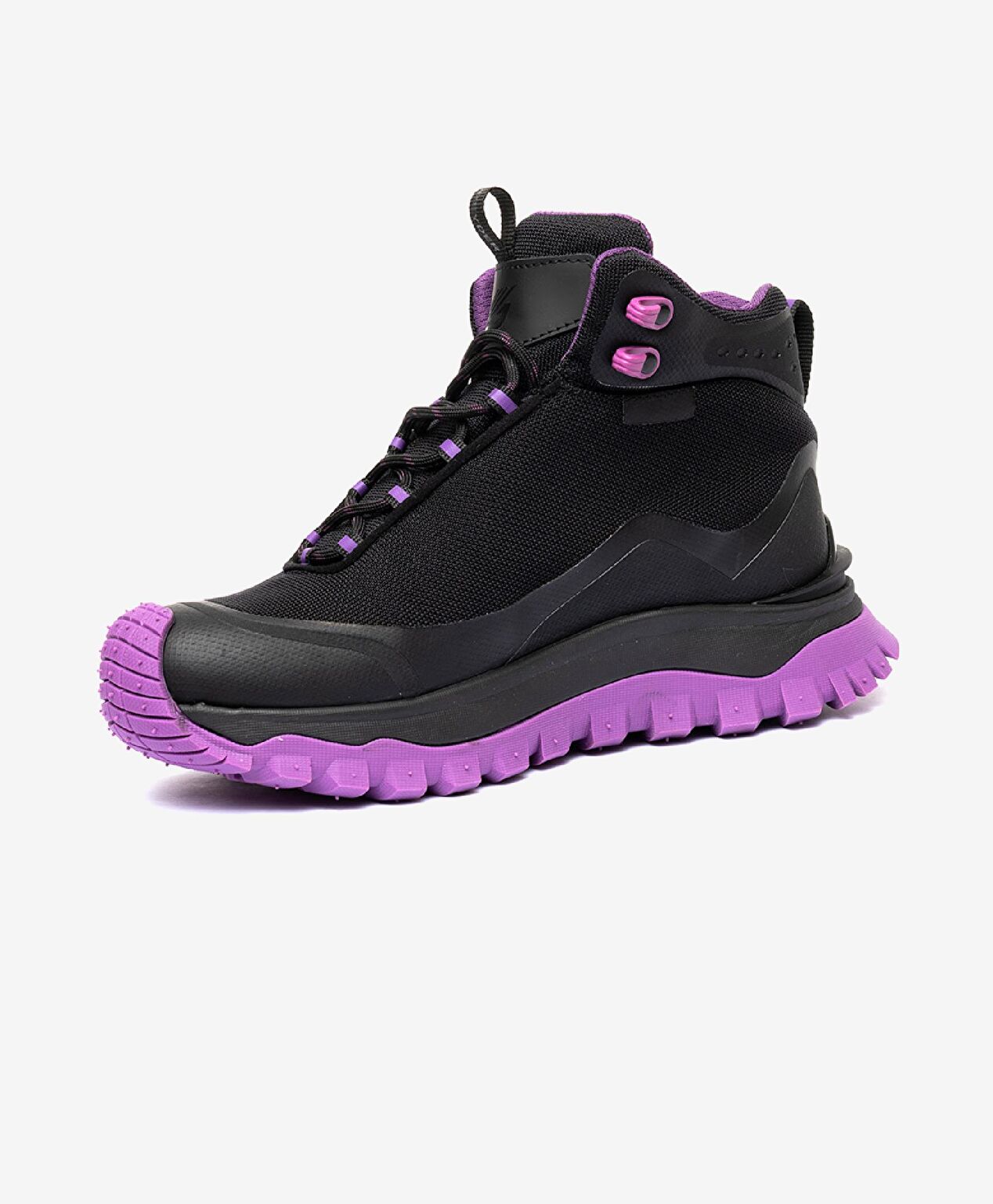 Kadın Siyah Mor Su Geçirmez Outdoor Bot - 4