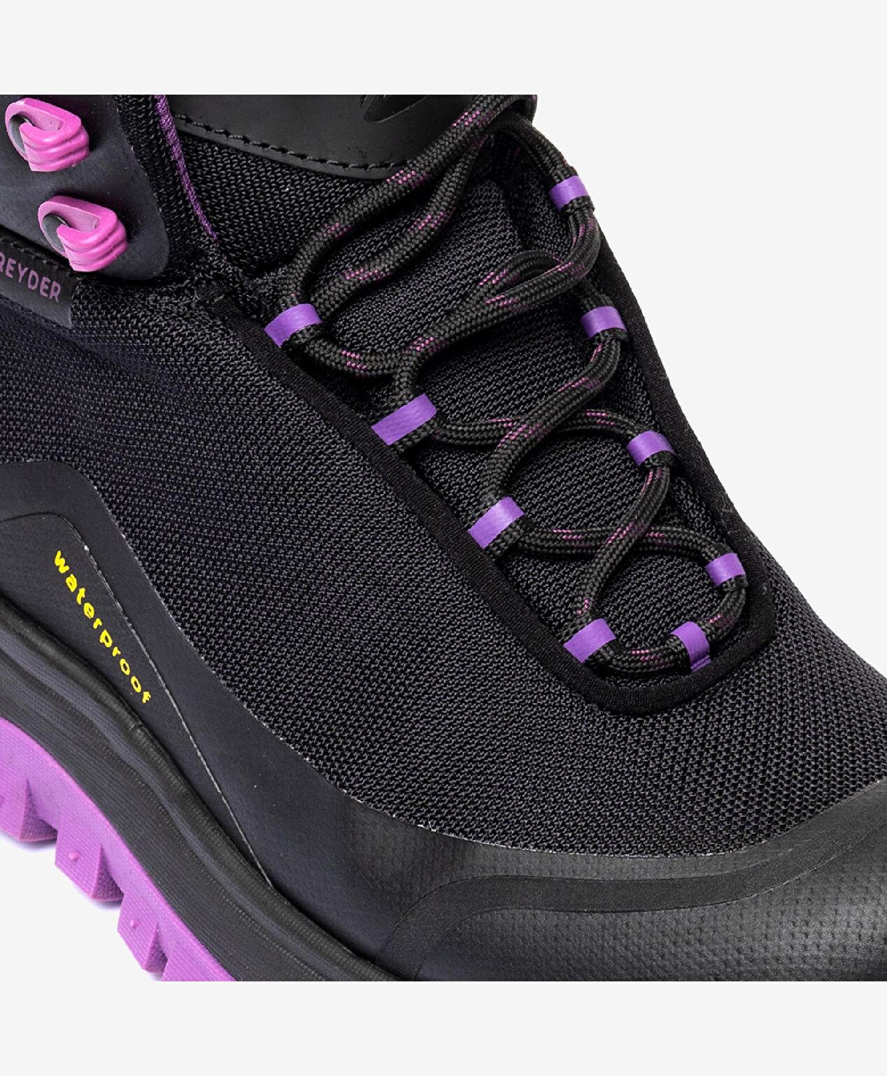 Kadın Siyah Mor Su Geçirmez Outdoor Bot - 6