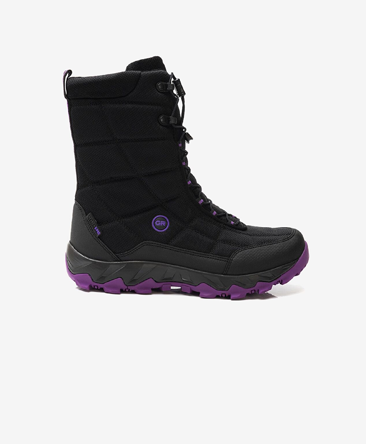 Kadın Siyah Mor Su Geçirmez Bot - 1