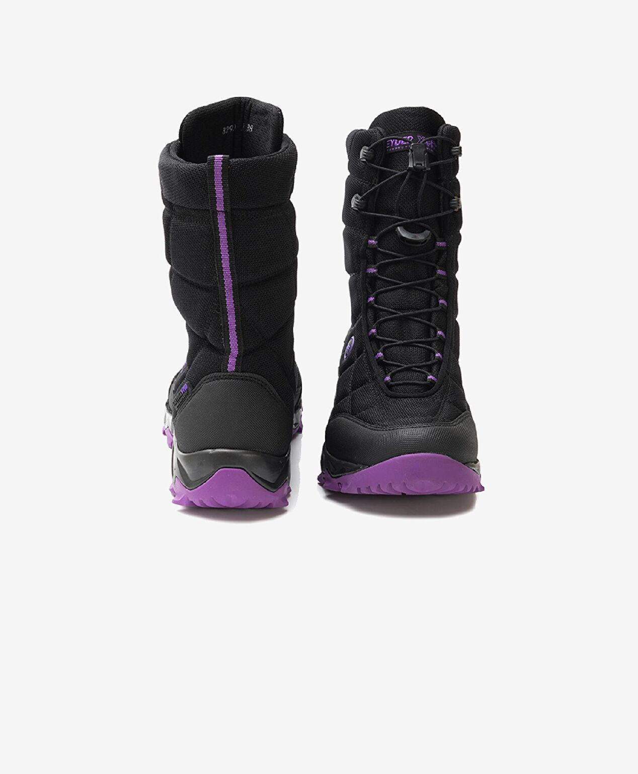 Kadın Siyah Mor Su Geçirmez Bot - 6