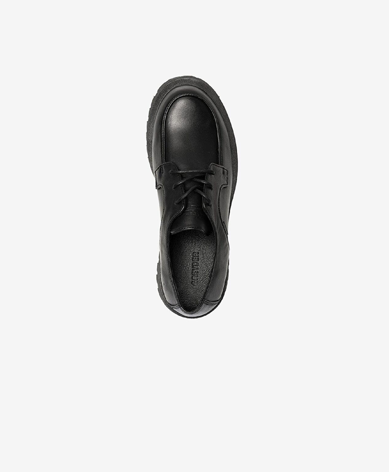 Kadın Siyah Hakiki Deri Oxford Ayakkabı - 4