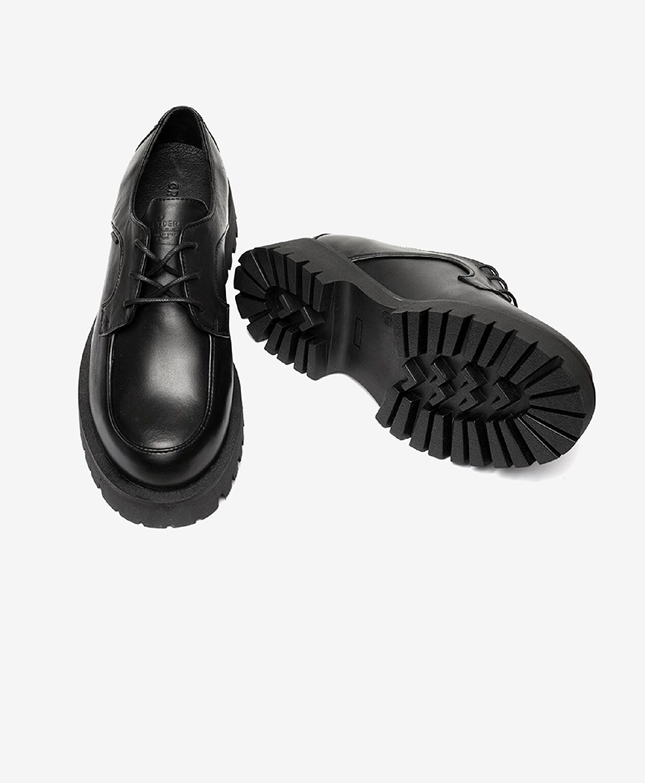 Kadın Siyah Hakiki Deri Oxford Ayakkabı - 6