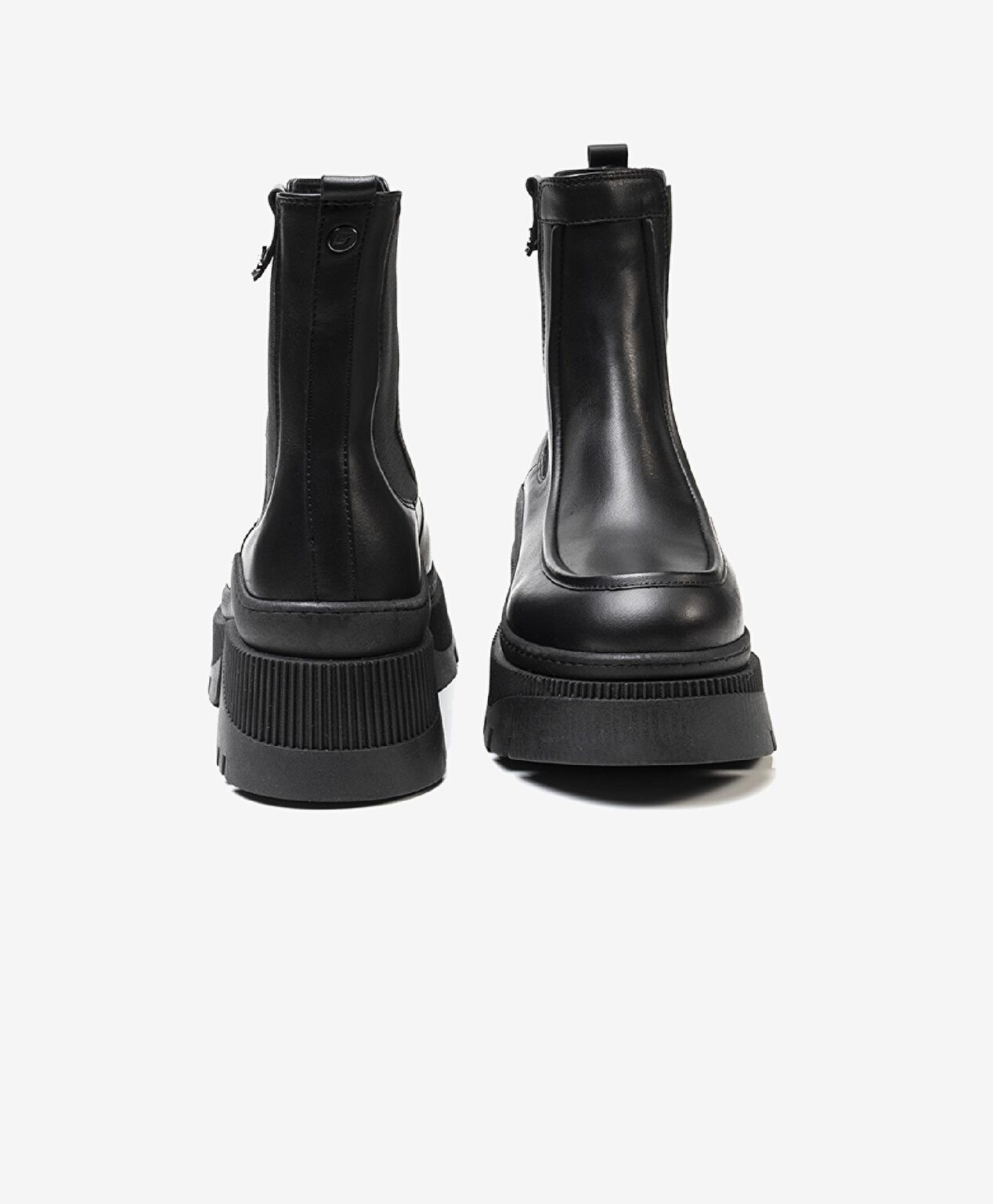 Kadın Siyah Hakiki Deri Memory Foam Taban Chelsea Bot - 7