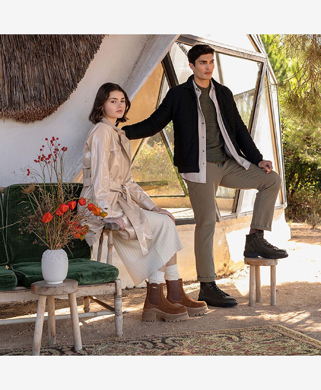 Kadın Taba Hakiki Deri Chelsea Bot - 2