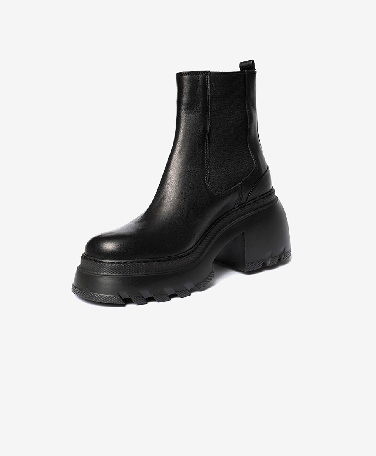 Kadın Siyah Hakiki Deri Chelsea Bot - 2