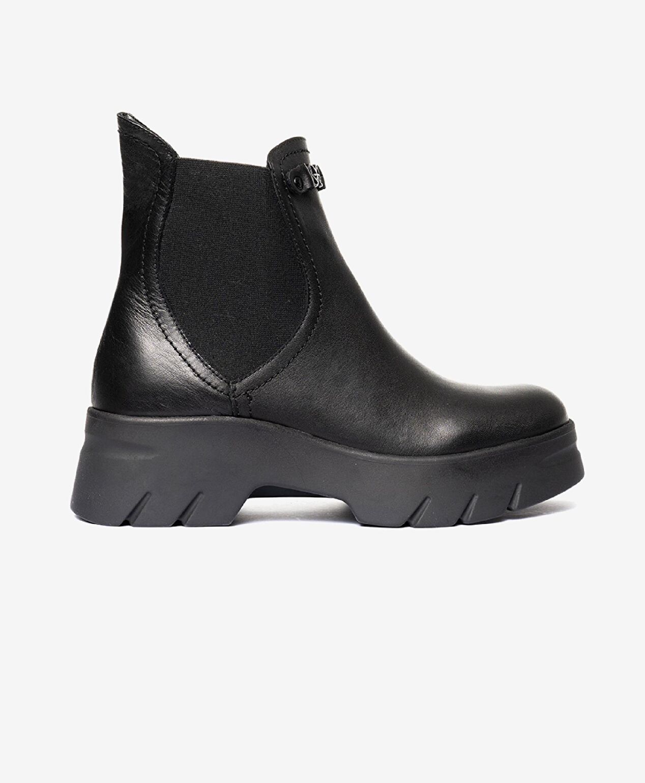 Kadın Siyah Hakiki Deri Chelsea Bot - 1