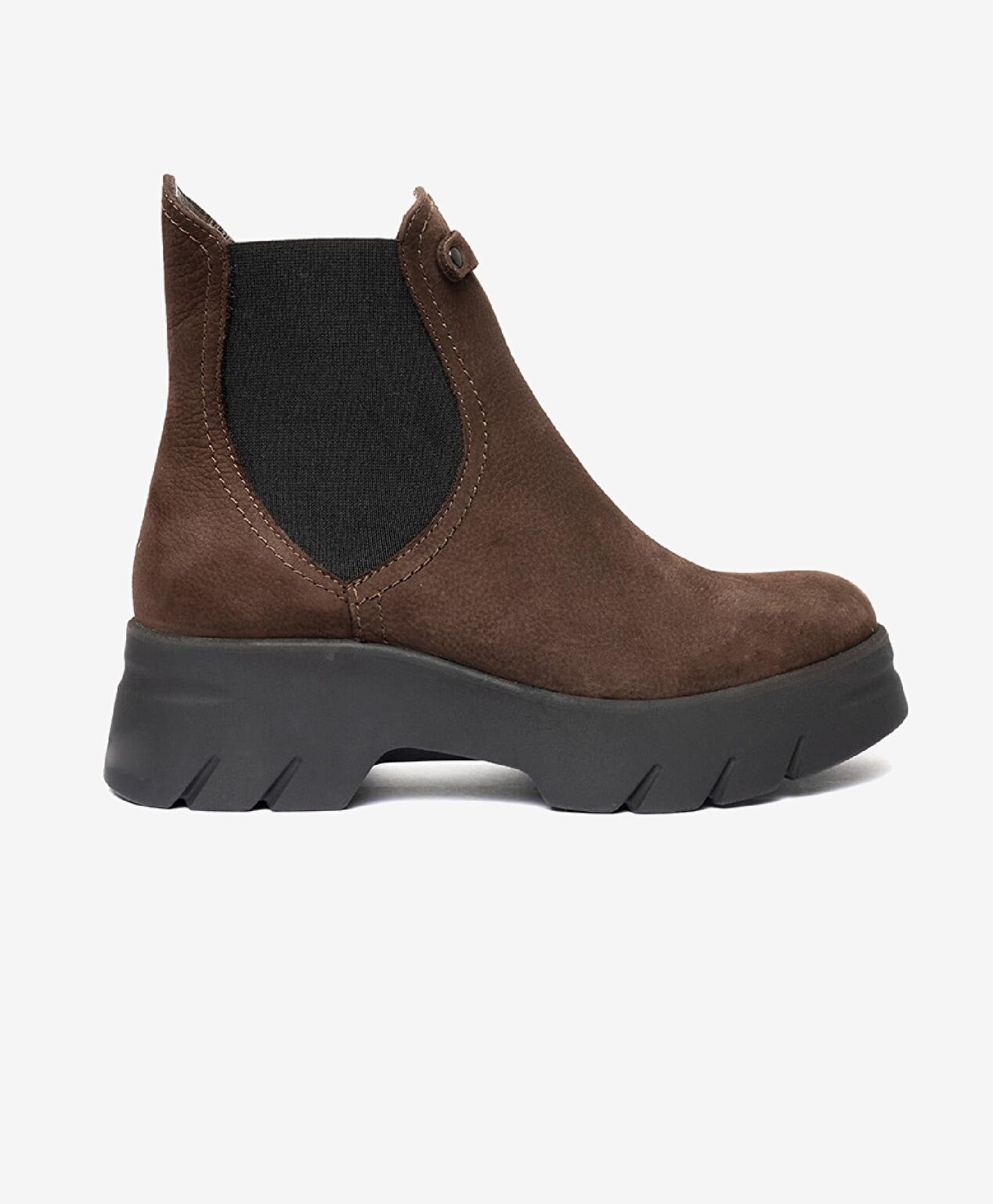 Kadın Kahverengi Hakiki Deri Chelsea Bot - 1