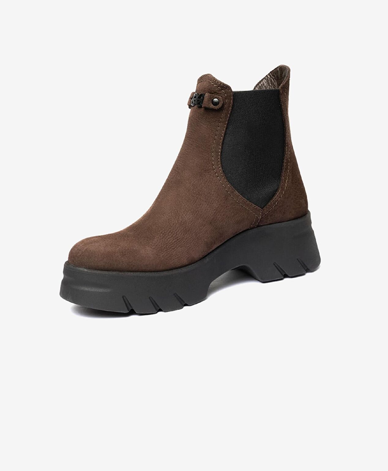 Kadın Kahverengi Hakiki Deri Chelsea Bot - 3