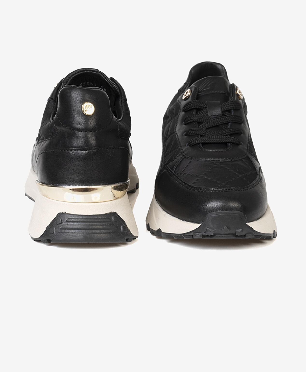 Kadın Siyah Hakiki Deri Spor Ayakkabı - 7