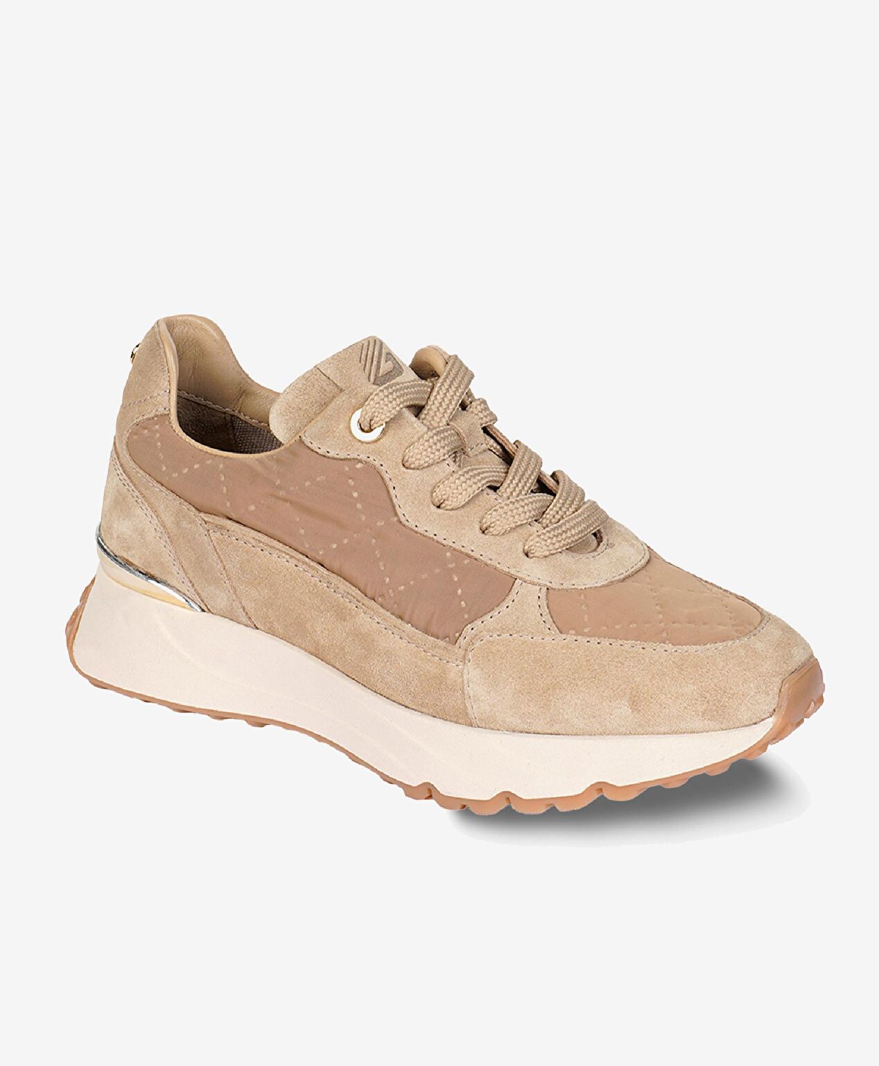 Kadın Koyu Bej Hakiki Deri Spor Ayakkabı - 2