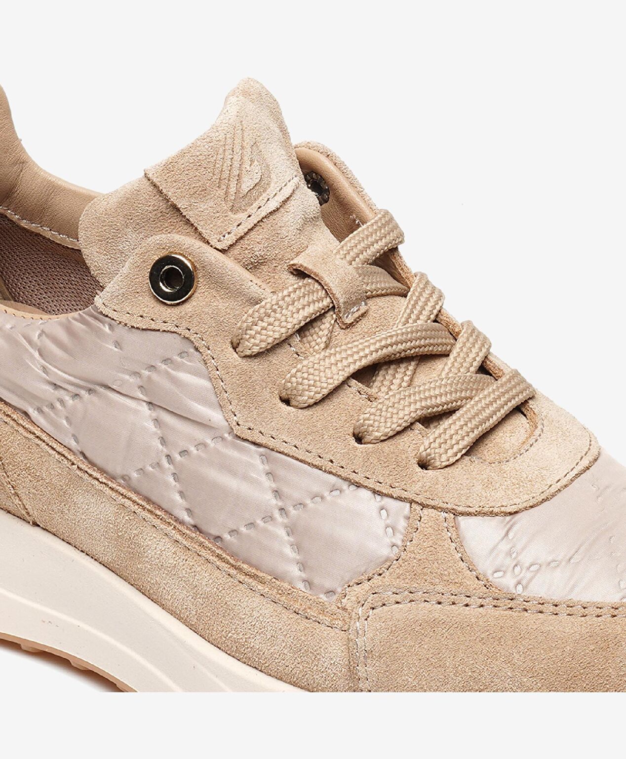 Kadın Koyu Bej Hakiki Deri Spor Ayakkabı - 5