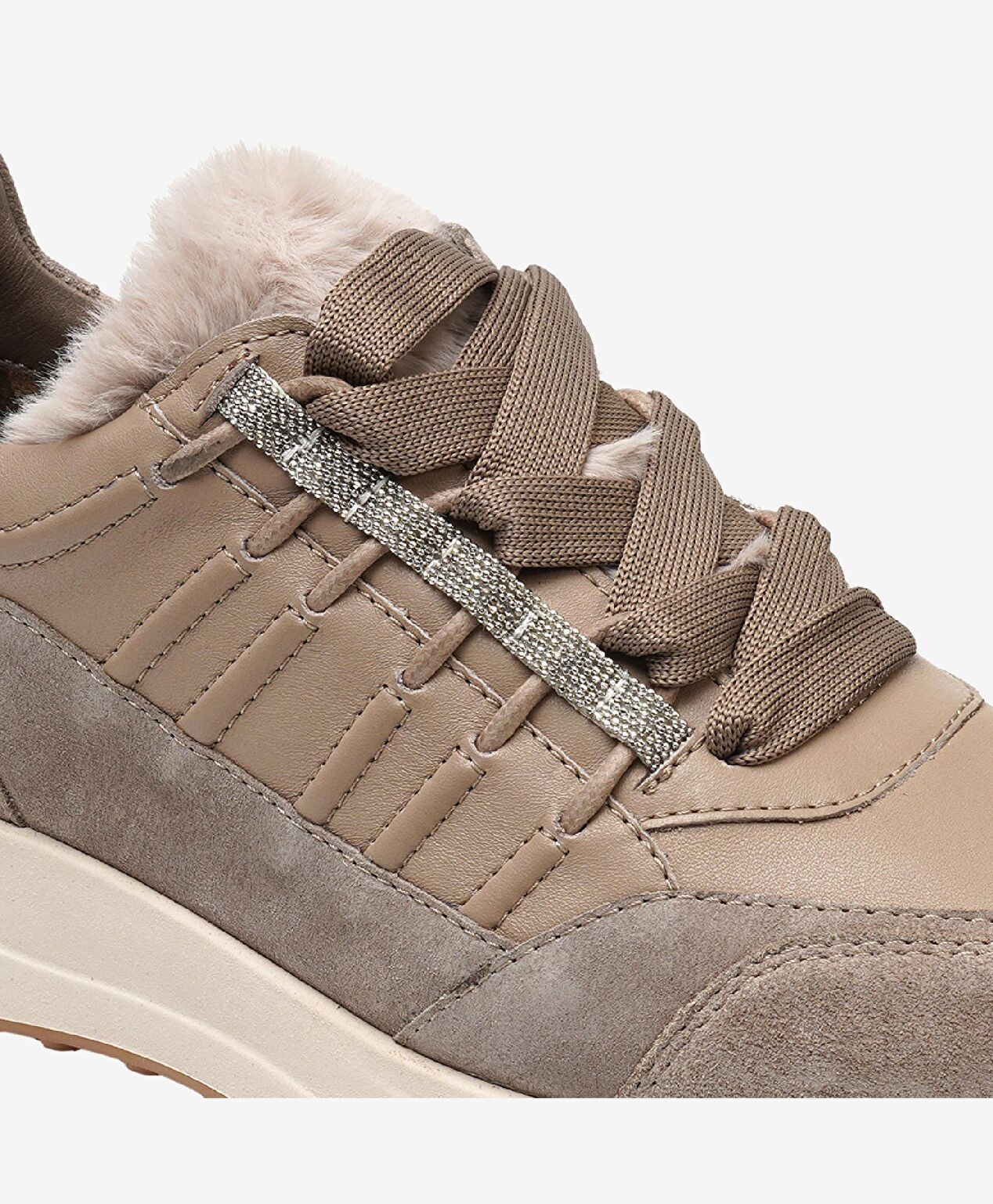 Kadın Vizon Hakiki Deri Spor Ayakkabı - 5