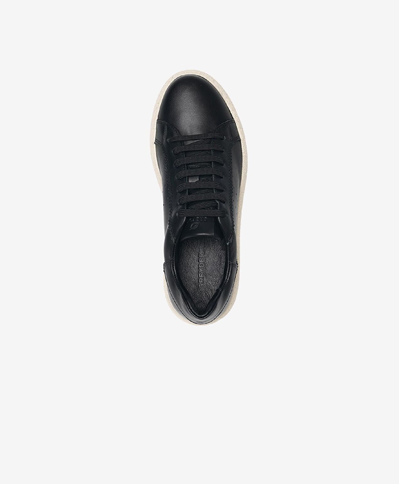 Kadın Siyah Hakiki Deri Termo Light Taban Sneaker Ayakkabı - 3