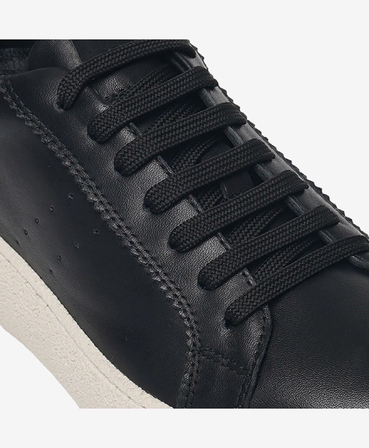 Kadın Siyah Hakiki Deri Termo Light Taban Sneaker Ayakkabı - 4