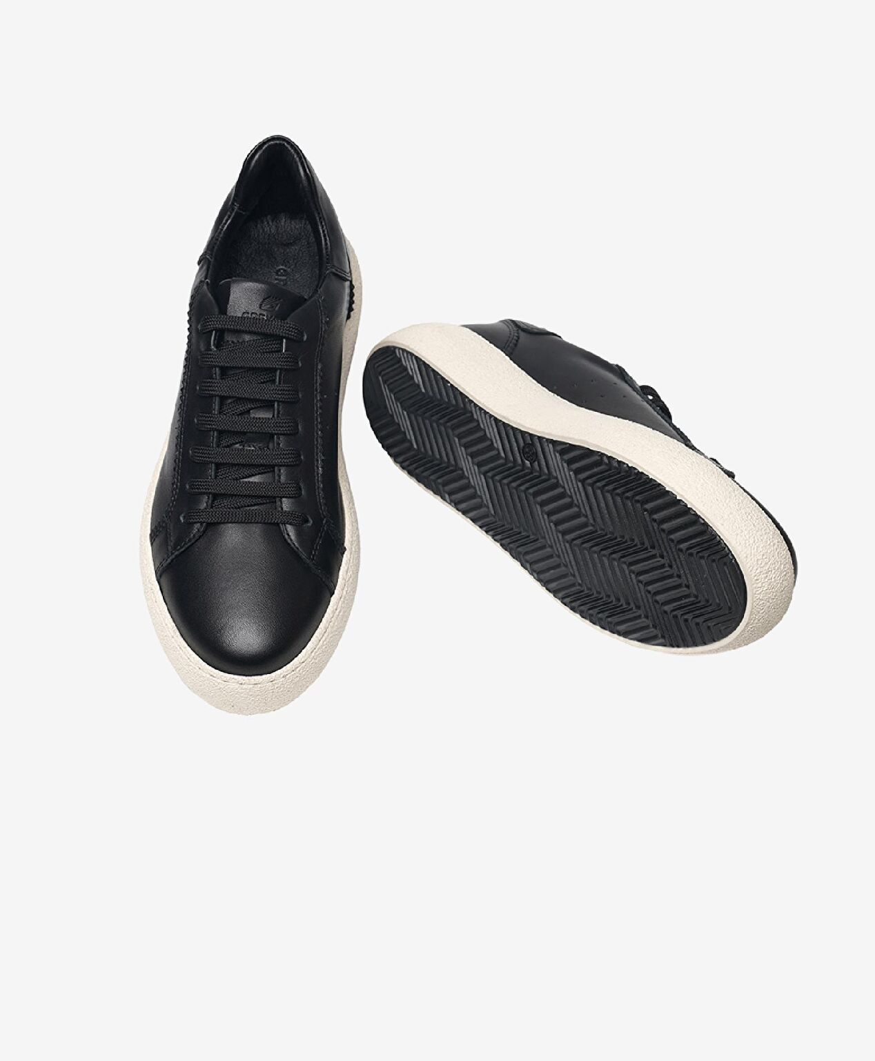 Kadın Siyah Hakiki Deri Termo Light Taban Sneaker Ayakkabı - 5