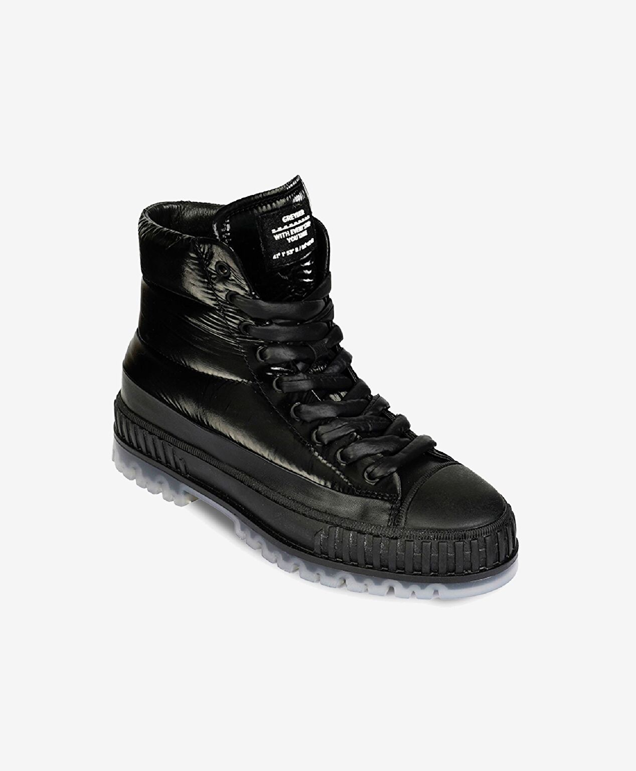 Kadın Siyah Hakiki Deri Sneaker Bot - 2