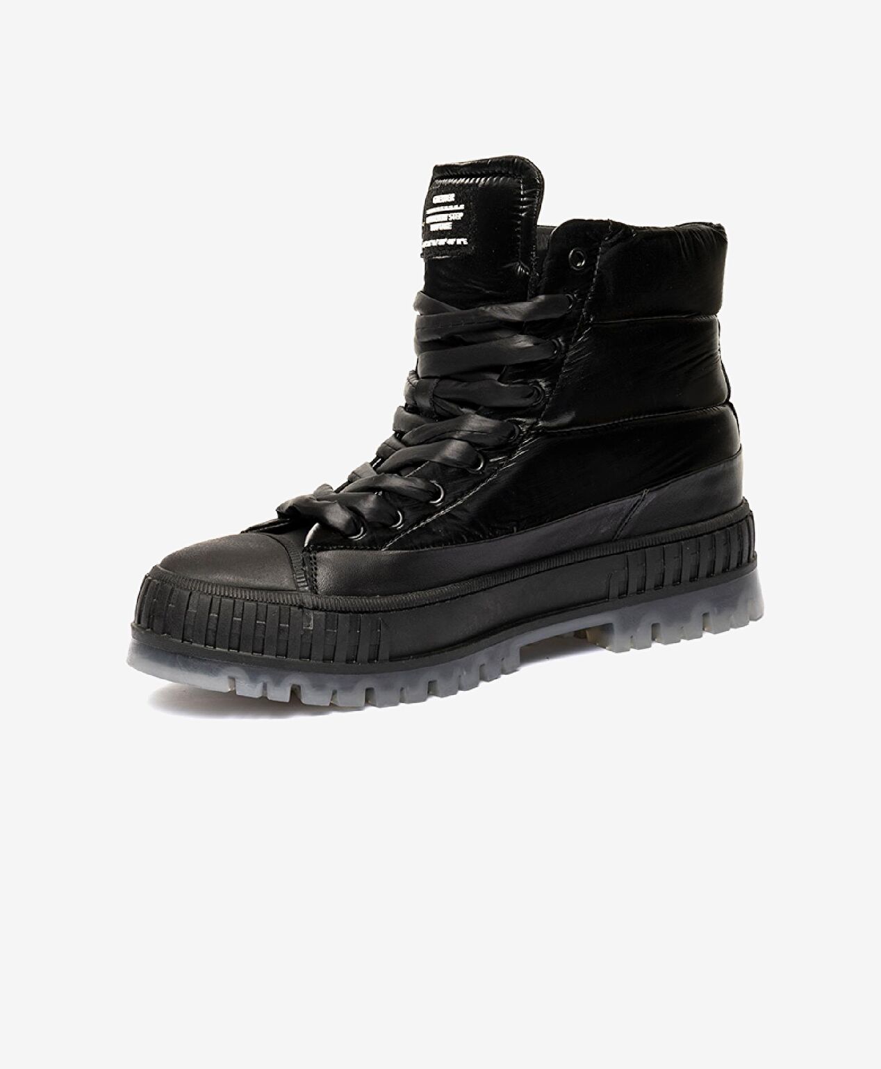 Kadın Siyah Hakiki Deri Sneaker Bot - 3