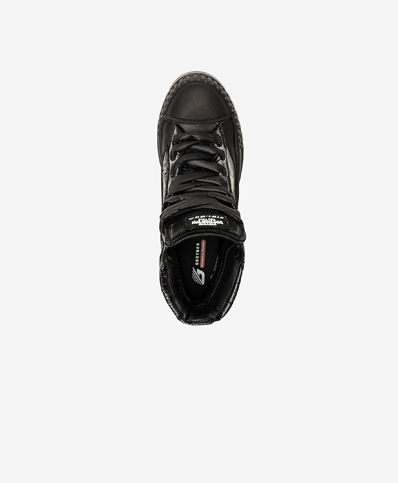 Kadın Siyah Hakiki Deri Sneaker Bot - 4