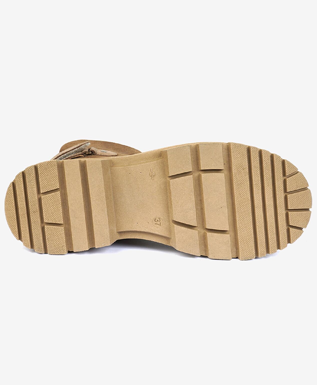 Kadın Sahra Nubuk Hakiki Deri Military Bot - 4