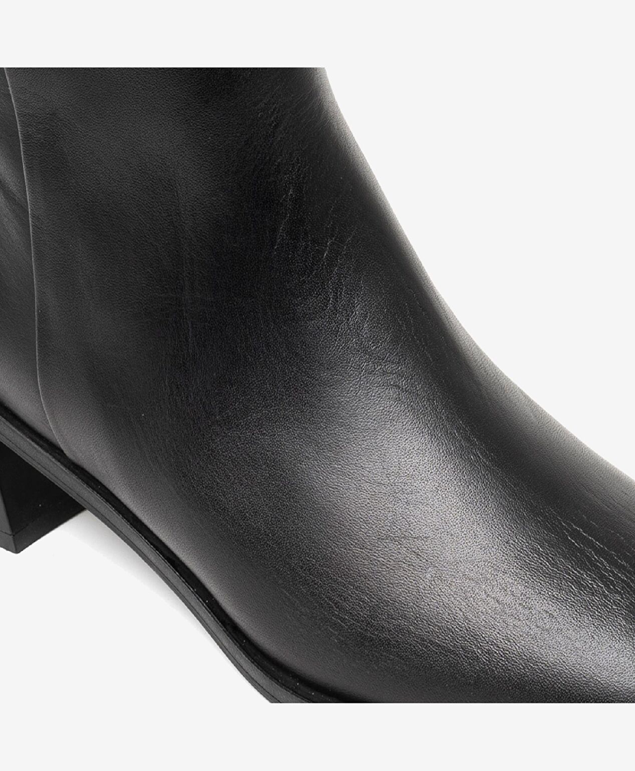 Kadın Siyah Hakiki Deri Çizme - 4