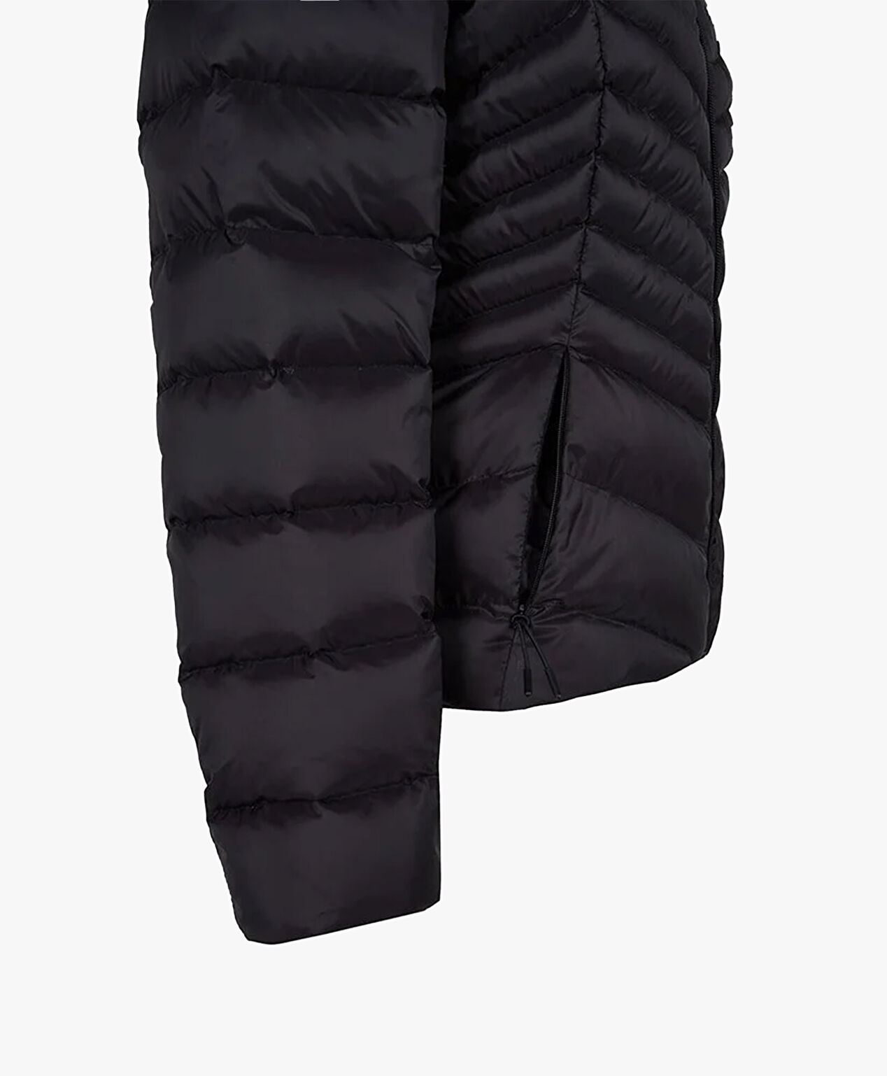 Kadın Siyah Kaz Tüyü Su İtici Mont - 3