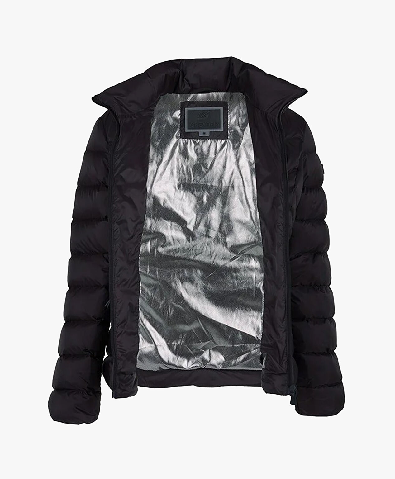 Kadın Siyah Kaz Tüyü Su İtici Mont - 4