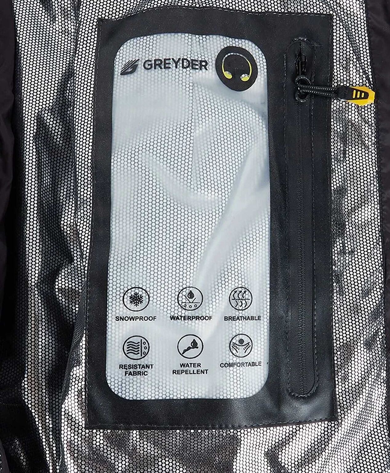 Kadın Siyah Kaz Tüyü Su İtici Mont - 5