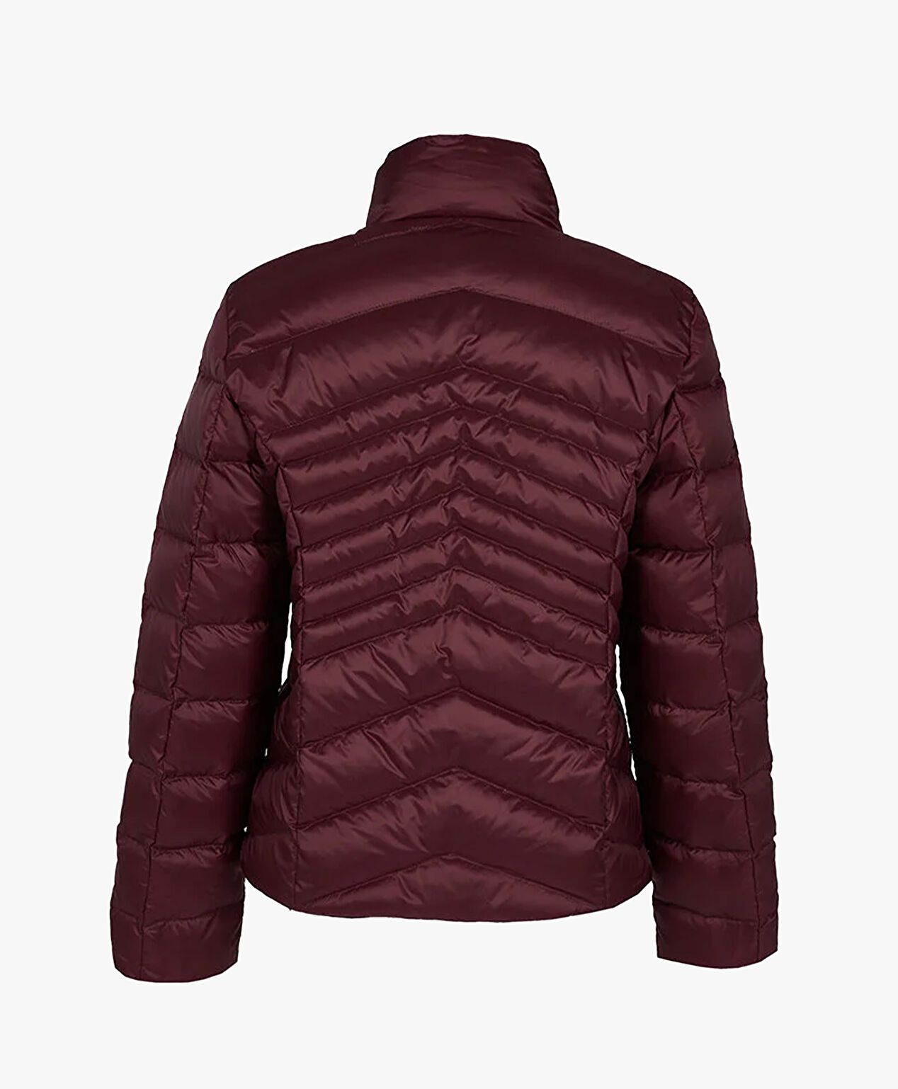 Kadın Bordo Kaz Tüyü Su İtici Mont - 3