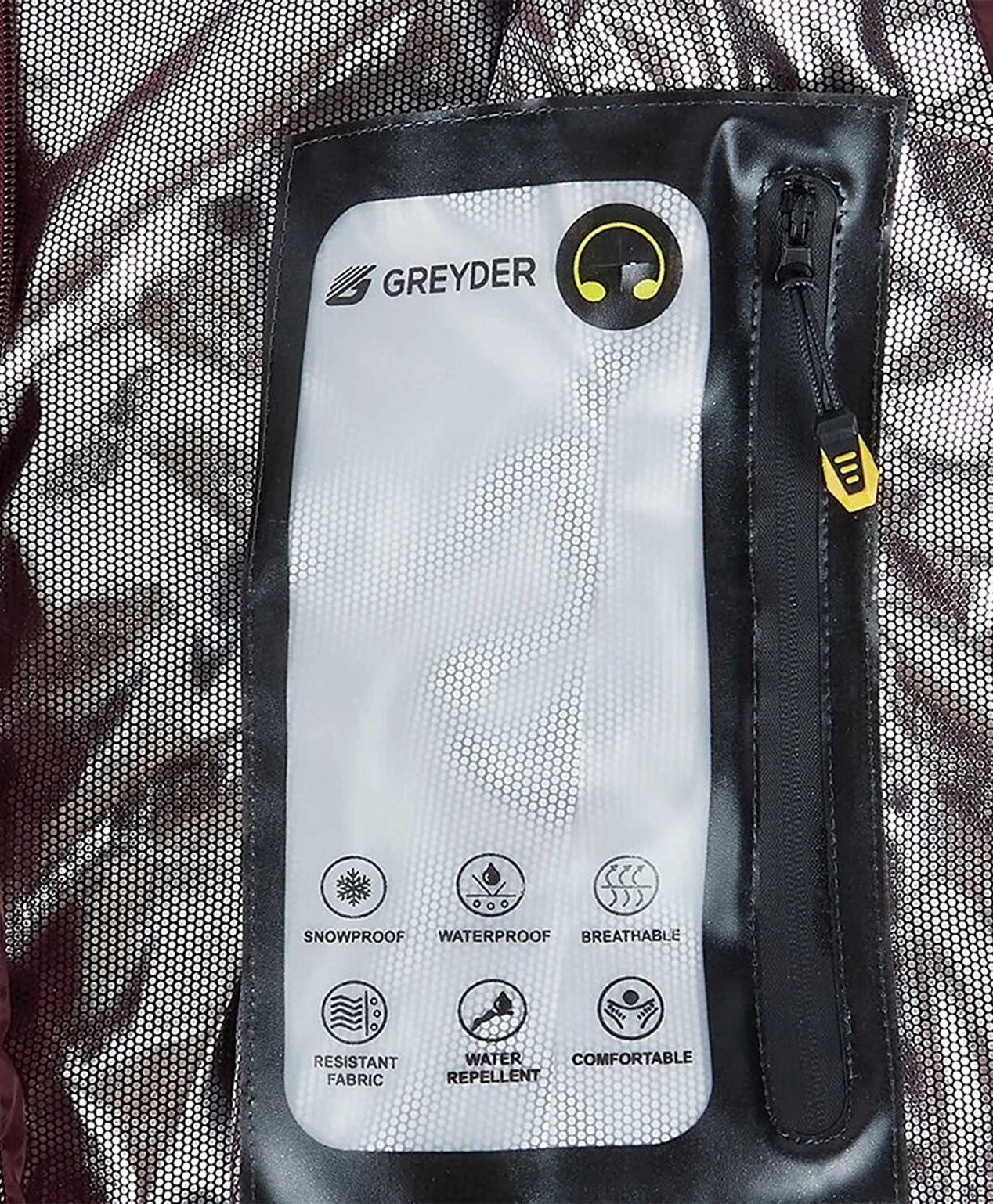 Kadın Bordo Kaz Tüyü Su İtici Mont - 6