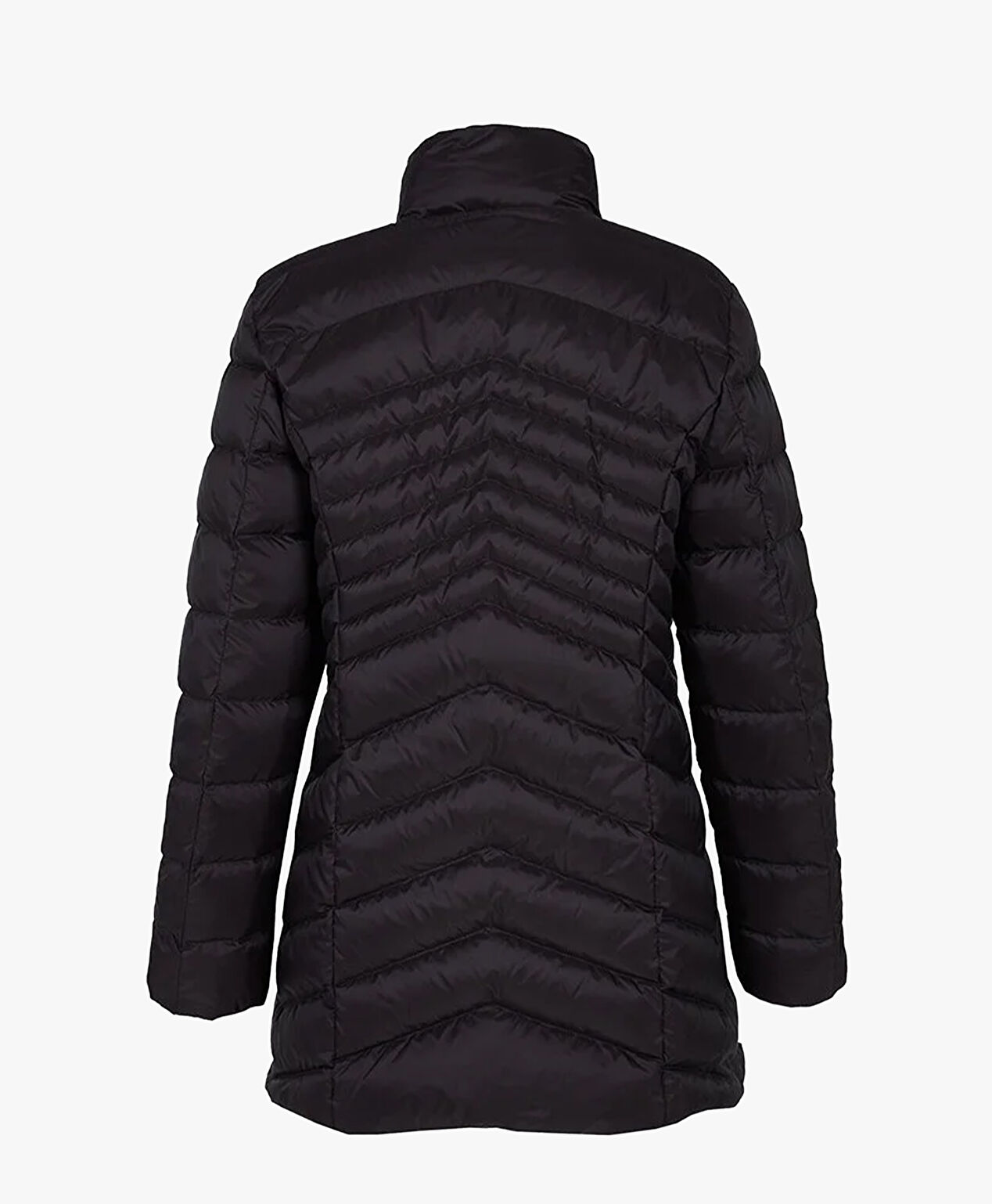 Kadın Siyah Suya Dayanıklı Kaz Tüyü Mont - 3