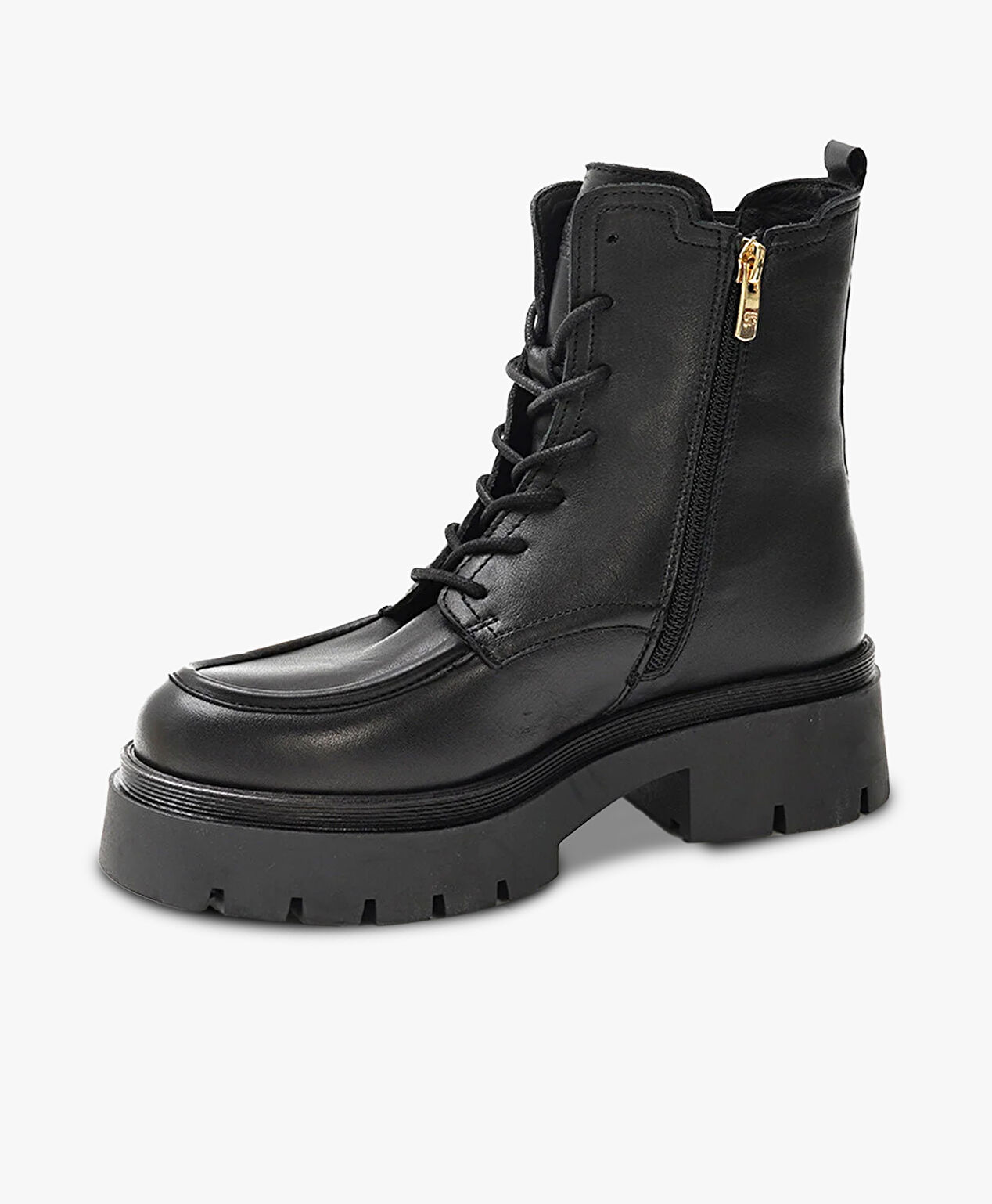 Kadın Siyah Hakiki Deri Memory Foam Taban Casual Bot - 2