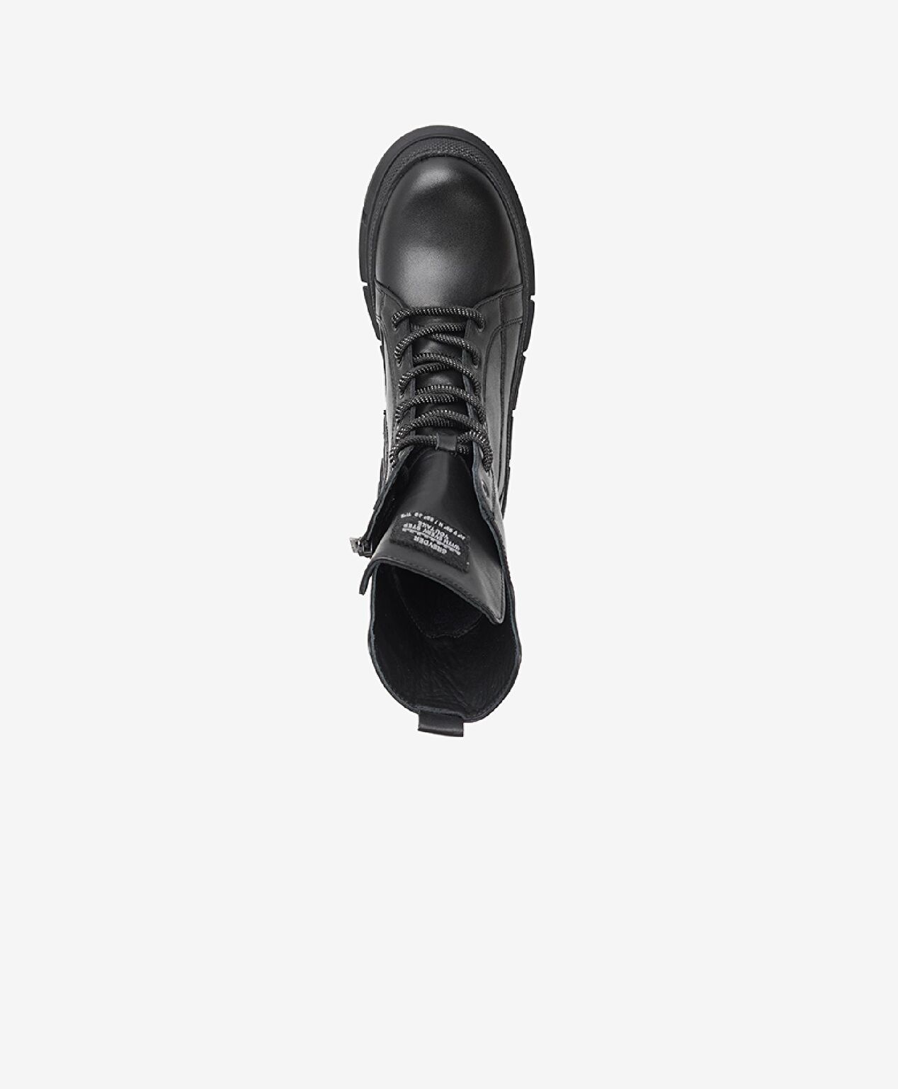 Kadın Siyah Hakiki Deri Sneaker Bot - 3
