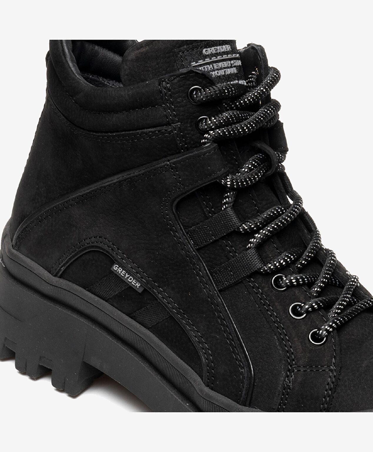 Kadın Siyah Hakiki Deri Casual Bot - 4