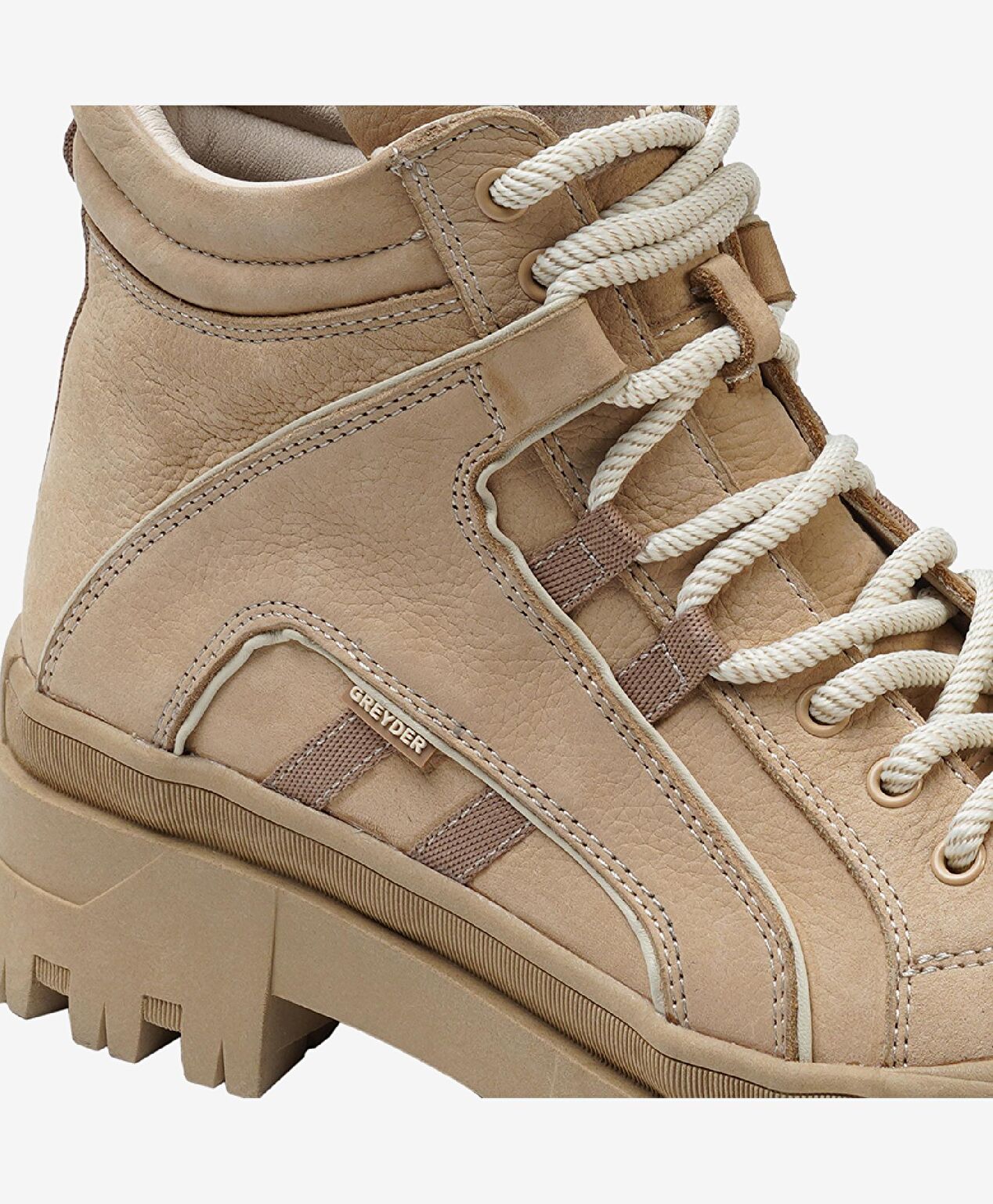 Kadın Koyu Bej Hakiki Deri Casual Bot - 5