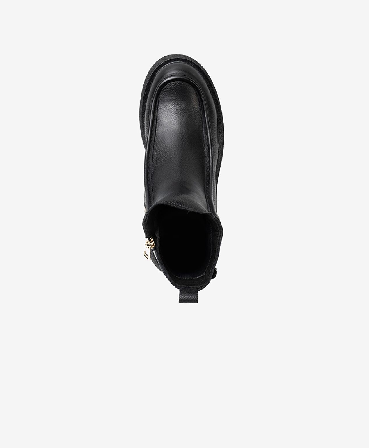 Kadın Siyah Hakiki Deri Memory Foam Taban Casual Bot - 4