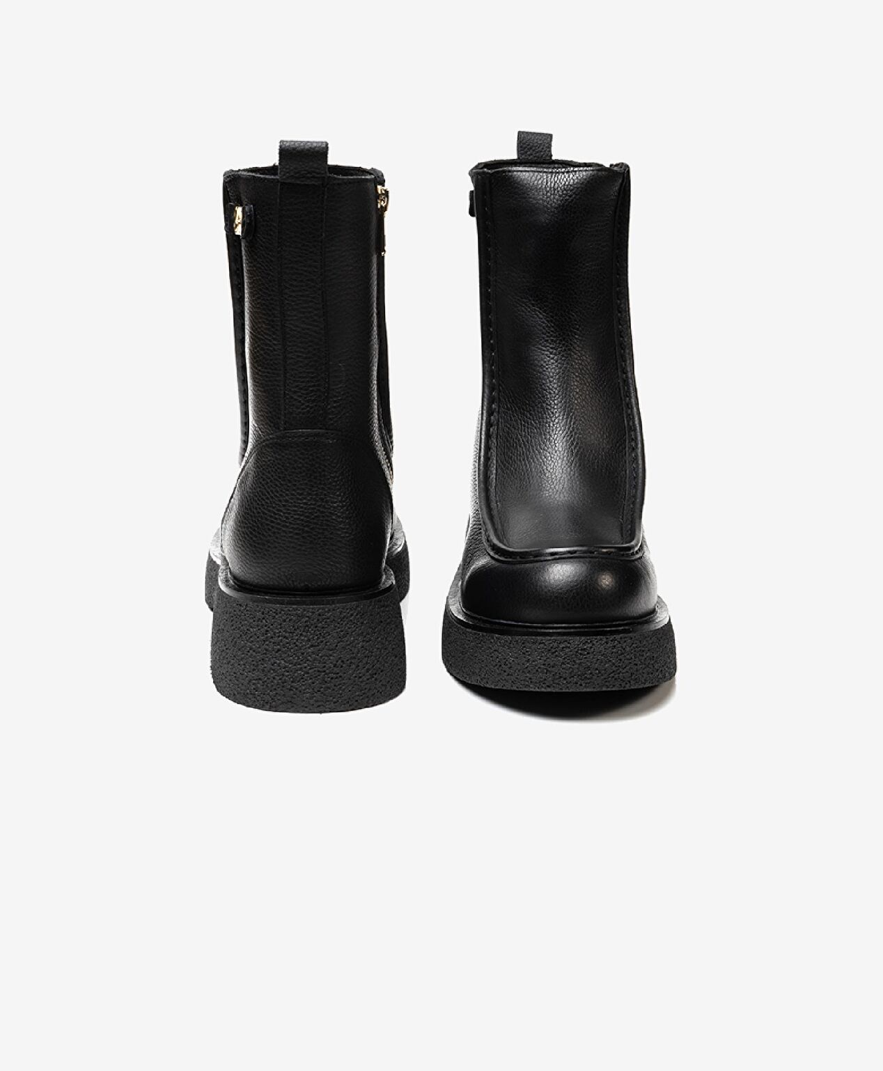 Kadın Siyah Hakiki Deri Memory Foam Taban Casual Bot - 7