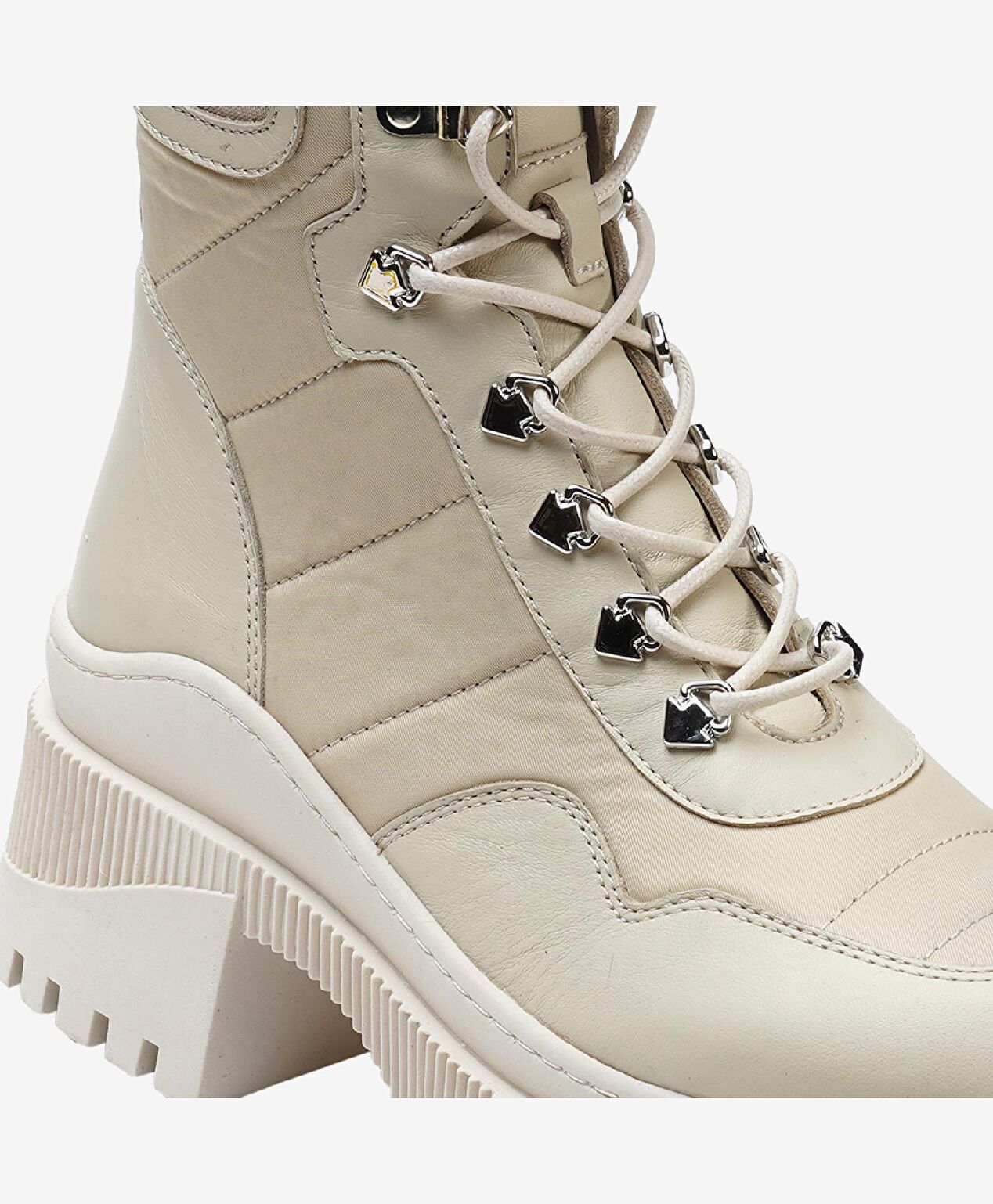 Kadın Ekru Hakiki Deri Casual Bot - 4