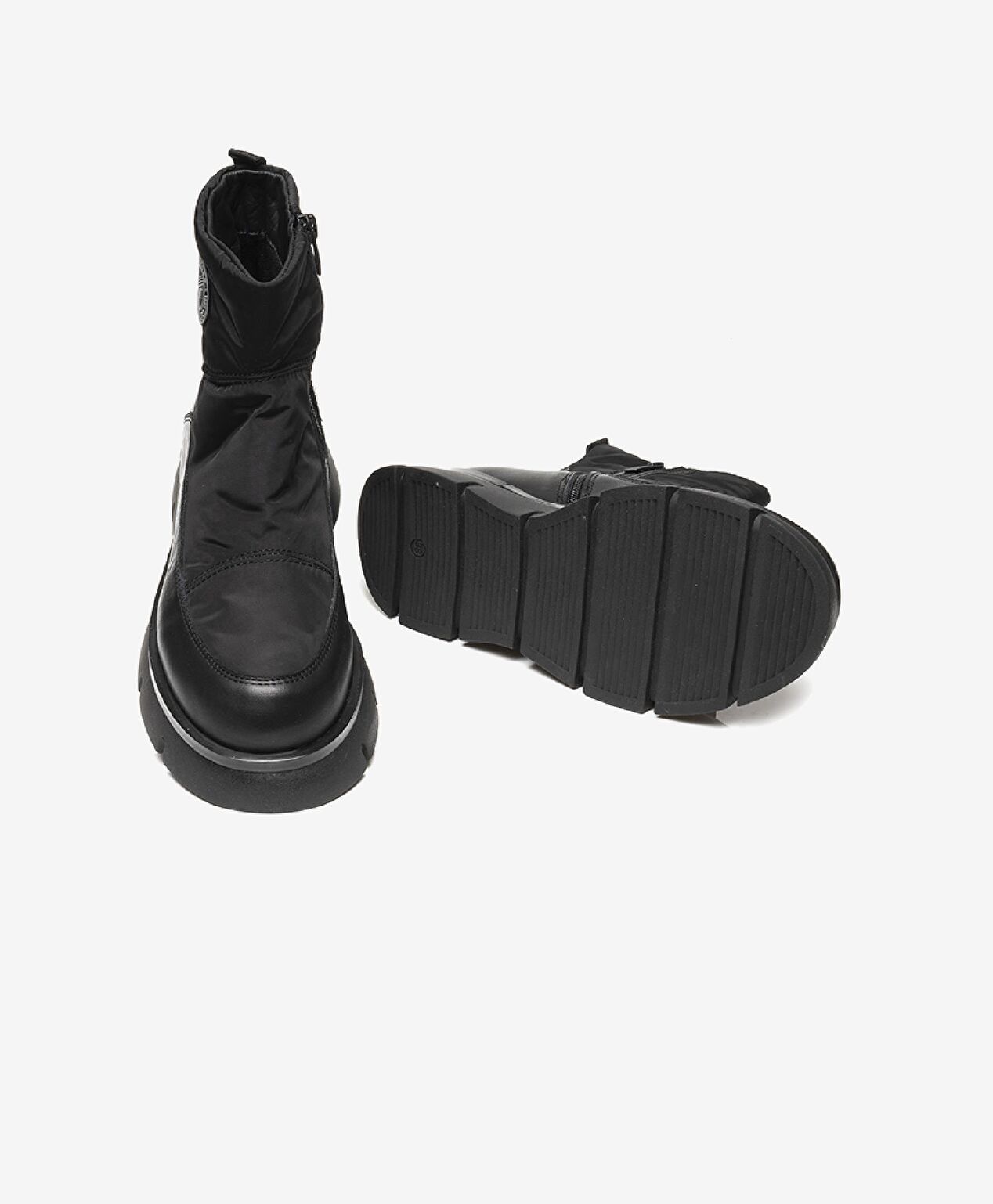 Kadın Siyah Hakiki Deri Casual Bot - 5