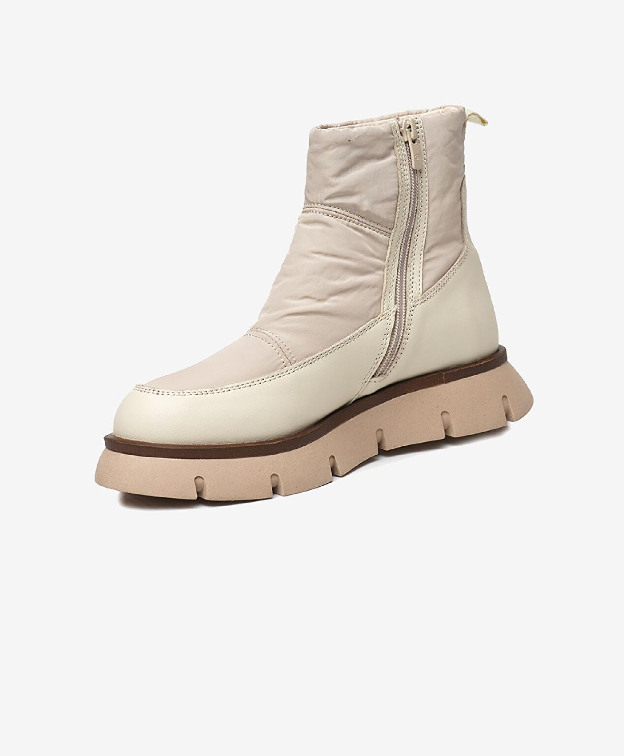 Kadın Ekru Hakiki Deri Casual Bot - 3