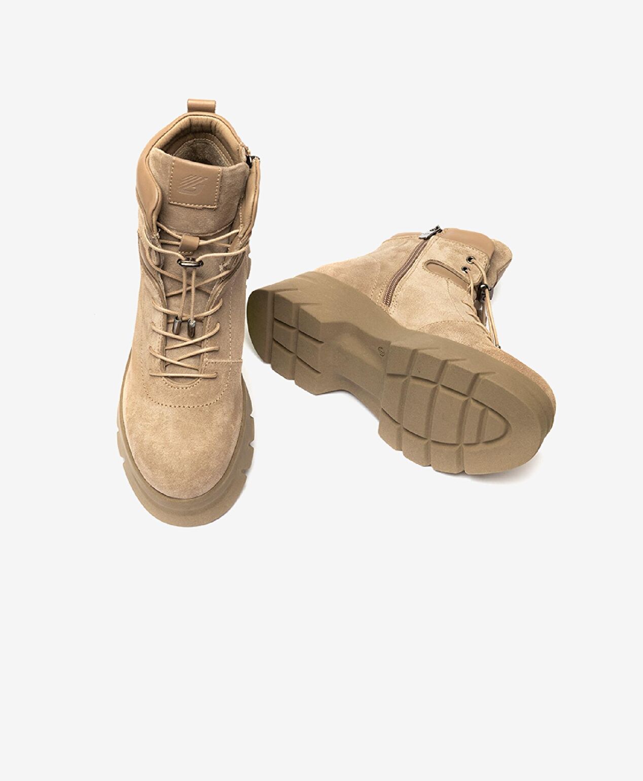 Kadın Vizon Hakiki Deri Süet Comfort Bot - 5