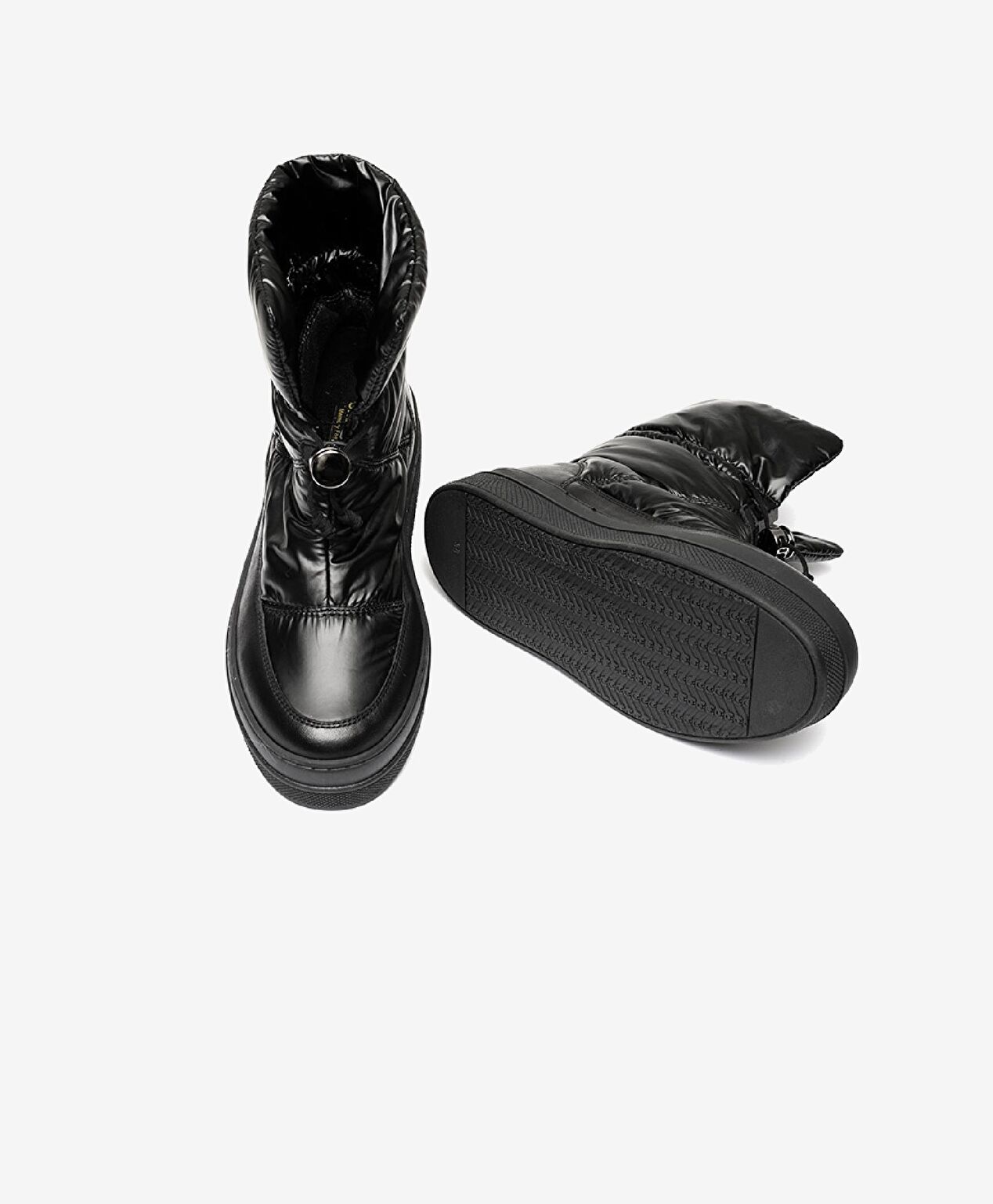 Kadın Siyah Hakiki Deri Casual Bot - 5