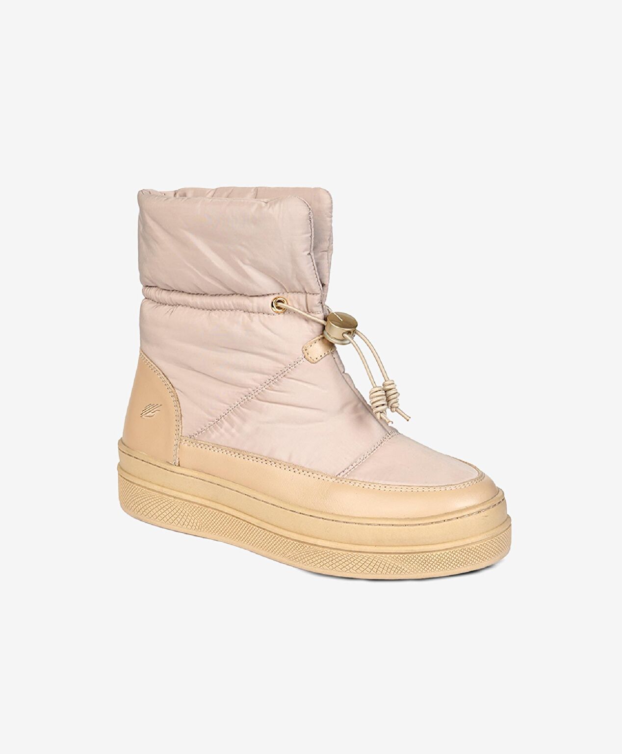 Kadın Bej Hakiki Deri Casual Bot - 2