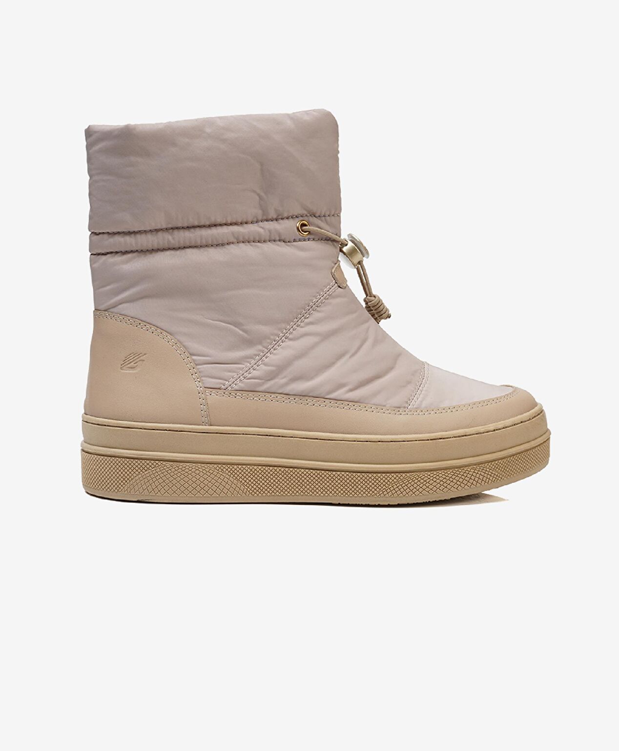 Kadın Bej Hakiki Deri Casual Bot - 1