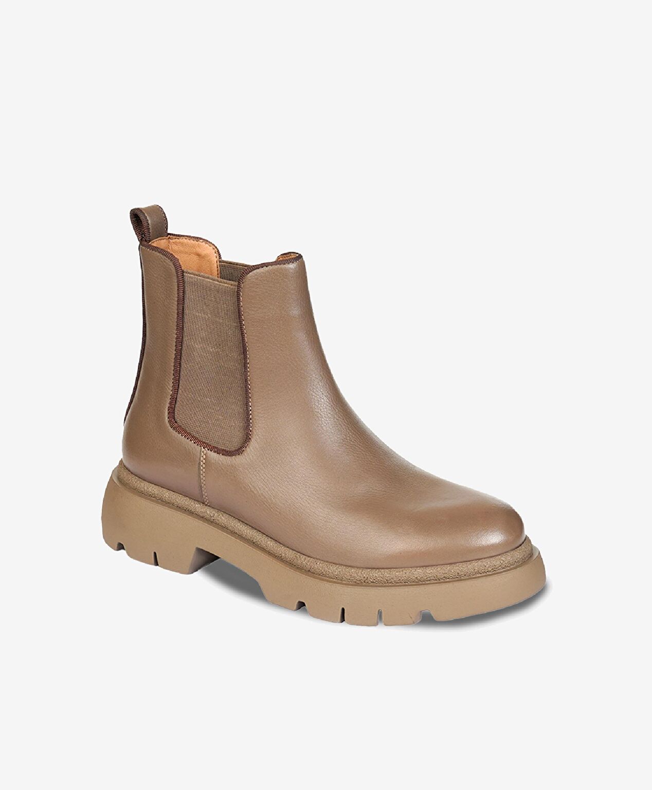 Kadın Vizon Hakiki Deri Termo Light Taban Chelsea Bot - 2