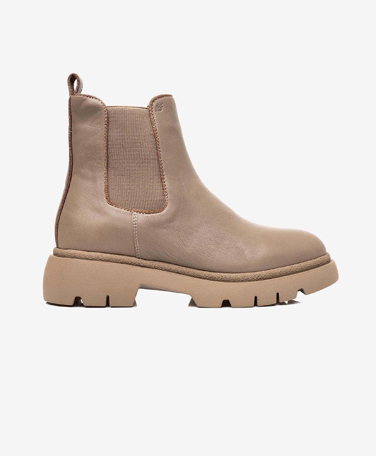 Kadın Vizon Hakiki Deri Termo Light Taban Chelsea Bot - 1