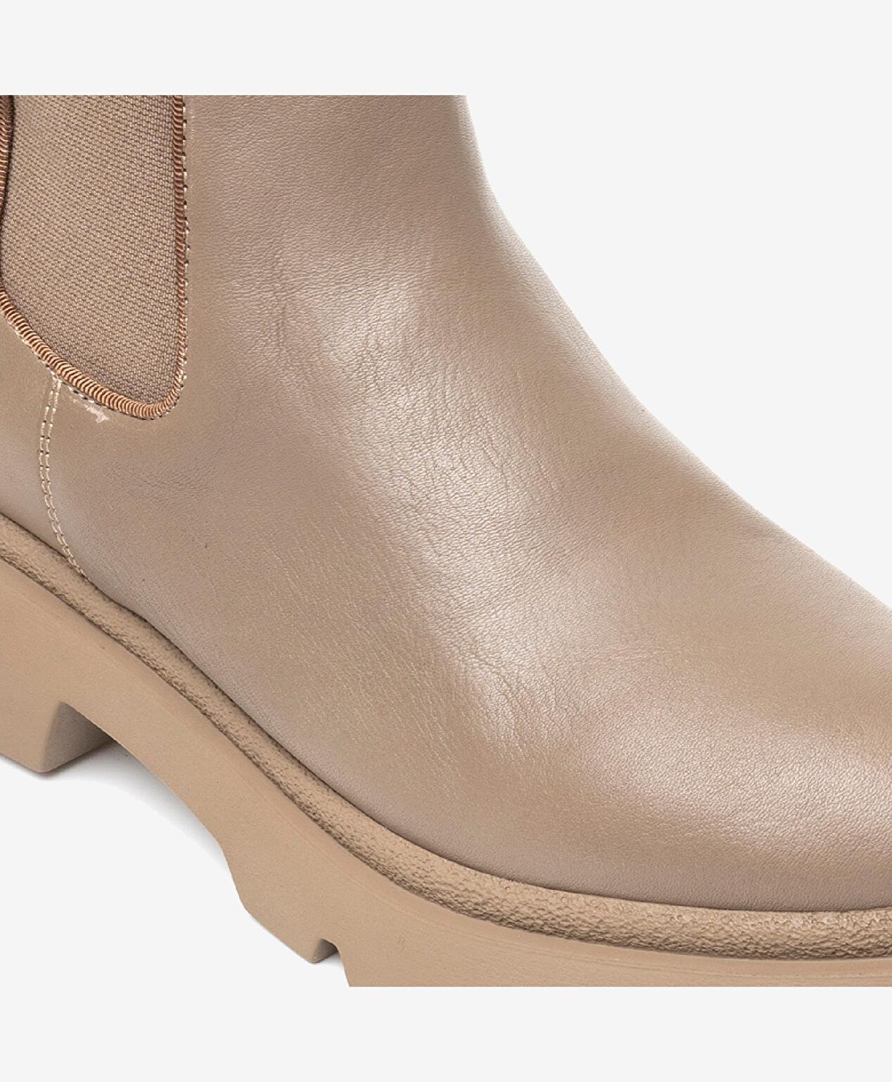 Kadın Vizon Hakiki Deri Termo Light Taban Chelsea Bot - 5