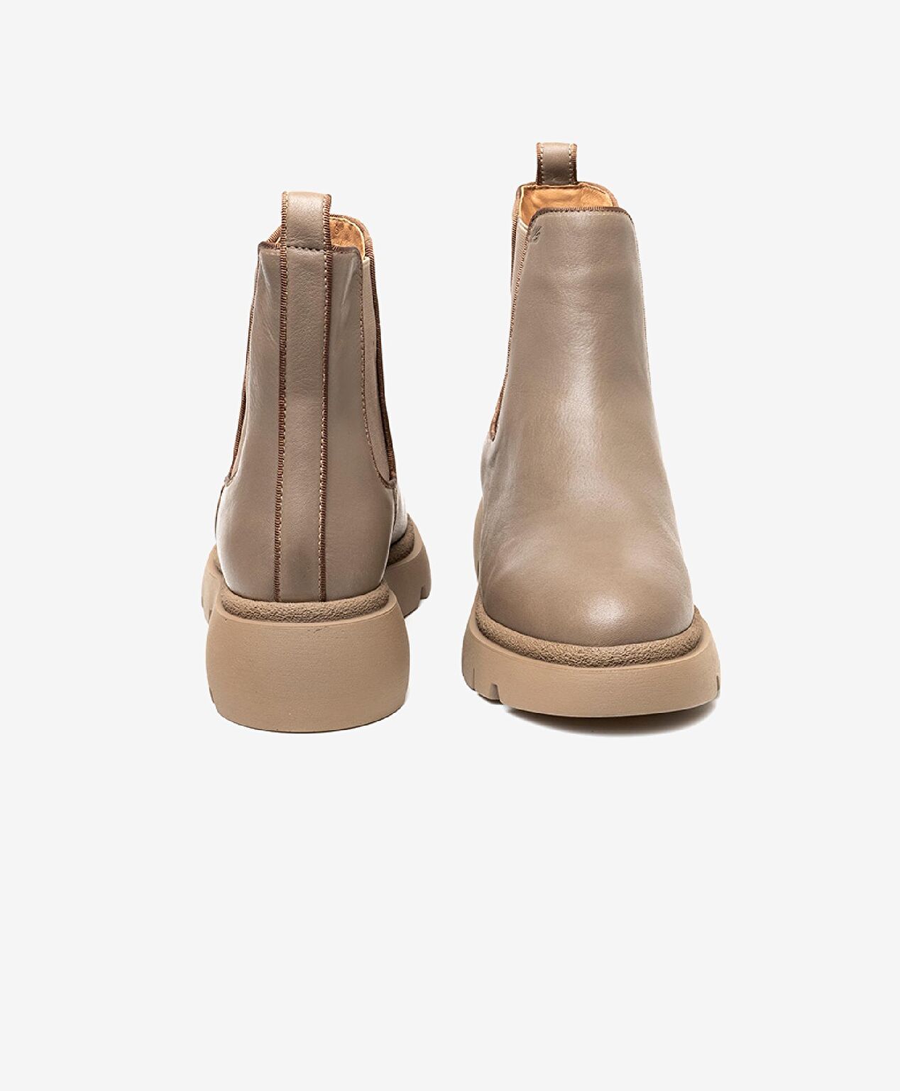 Kadın Vizon Hakiki Deri Termo Light Taban Chelsea Bot - 7